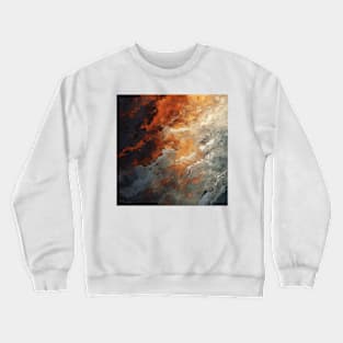 Stylized Surface Texture Crewneck Sweatshirt